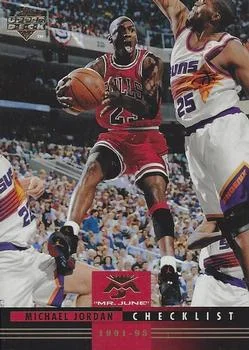 1993-94 Upper Deck Michael Jordan M.J.-Mr. June Checklist Michael Jordan Mr. June #MJ10 card image