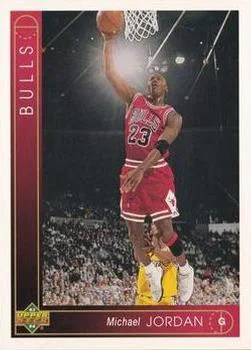 1993-94 Upper Deck Michael Jordan Series One Box Bottoms #NNO card image