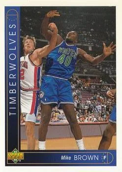1993-94 Upper Deck Mike Brown Variant #406 card image