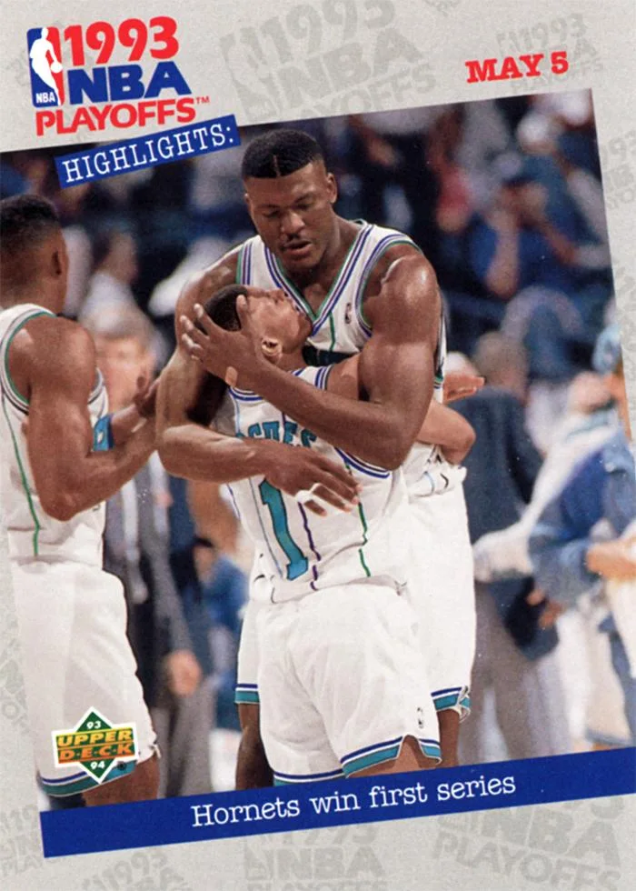 1993-94 Upper Deck Muggsy Bogues / Larry Johnson (b. 1969 BB) Variant #194 card image
