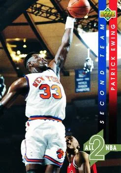 1993-94 Upper Deck Patrick Ewing All-NBA Jumbos 3x5 #AN8 card image