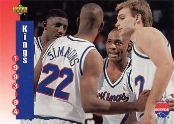 1993-94 Upper Deck Pete Chilcutt / Mitch Richmond / Lionel Simmons / Walt Williams Variant #232 card image