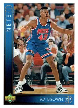 1993-94 Upper Deck P.J. Brown Variant #403 card image