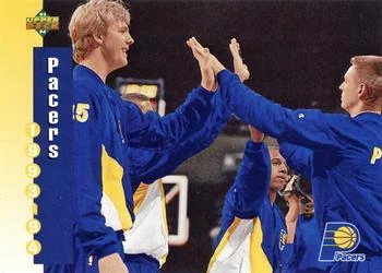1993-94 Upper Deck Pooh Richardson / Detlef Schrempf / Rik Smits Variant #220 card image