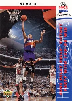 1993-94 Upper Deck Richard Dumas FINGame 5 Variant #202 card image