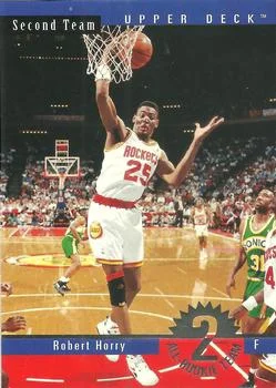 1993-94 Upper Deck Robert Horry All-Rookie Team #AR7 card image