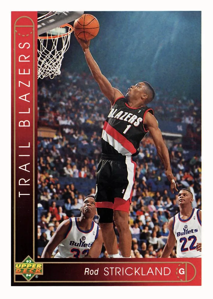 1993-94 Upper Deck Rod Strickland Variant #73 card image