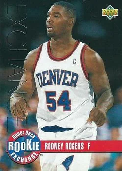 1993-94 Upper Deck Rodney Rogers EXCH Rookie Exchange Silver #RE9 card image