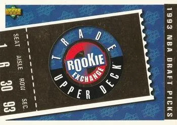 1993-94 Upper Deck Rookie Exchange Gold Trade Card RDM Rookie Exchange Redemptions #TC1 card image