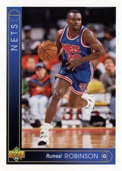 1993-94 Upper Deck Rumeal Robinson Variant #107 card image