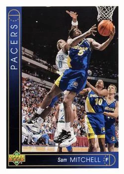 1993-94 Upper Deck Sam Mitchell Variant #98 card image