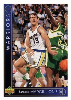 1993-94 Upper Deck Sarunas Marciulionis Variant #95 card image