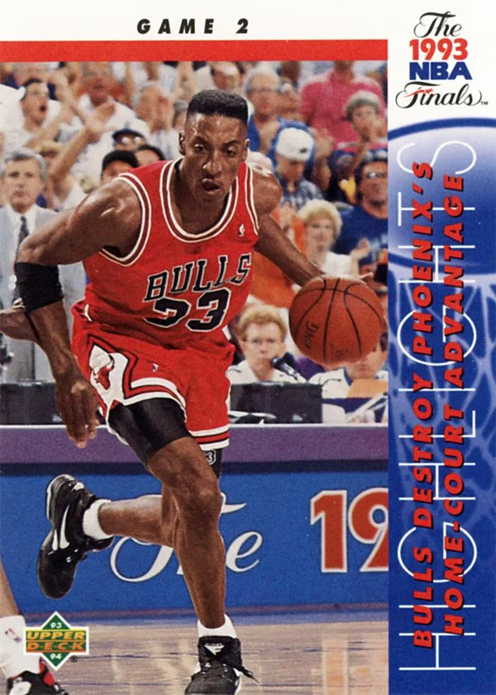 1993-94 Upper Deck Scottie Pippen FINGame 2 Variant #199 card image
