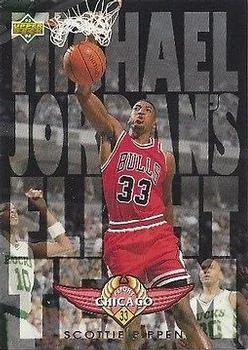 1993-94 Upper Deck Scottie Pippen Michael Jordan's Flight Team #FT17 card image