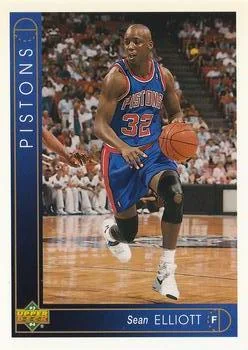 1993-94 Upper Deck Sean Elliott Variant #416 card image