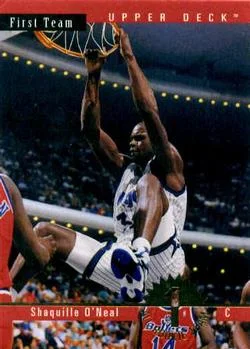 1993-94 Upper Deck Shaquille O'Neal All-Rookie Team #AR1 card image