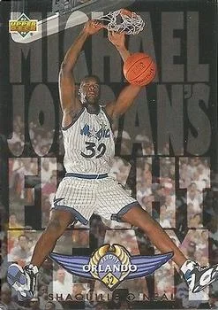 1993-94 Upper Deck Shaquille O'Neal Michael Jordan's Flight Team #FT16 card image