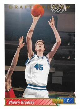 1993-94 Upper Deck Shawn Bradley Draft Preview #DP1 card image