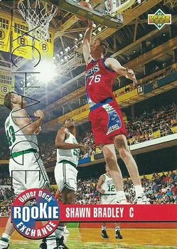 1993-94 Upper Deck Shawn Bradley EXCH Rookie Exchange Silver #RE2 card image