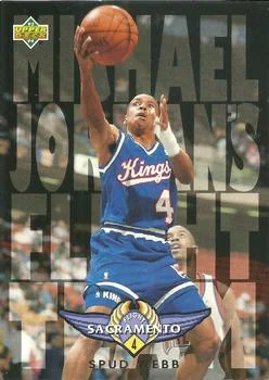 1993-94 Upper Deck Spud Webb Michael Jordan's Flight Team #FT19 card image