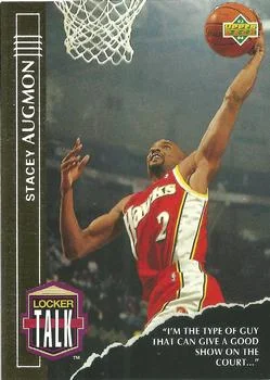 1993-94 Upper Deck Stacey Augmon Locker Talk #LT2 card image