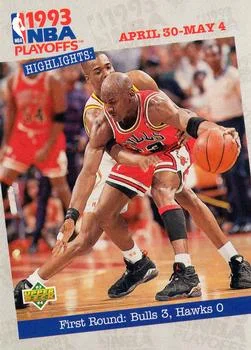 1993-94 Upper Deck Stacey Augmon / Michael Jordan Variant #180 card image