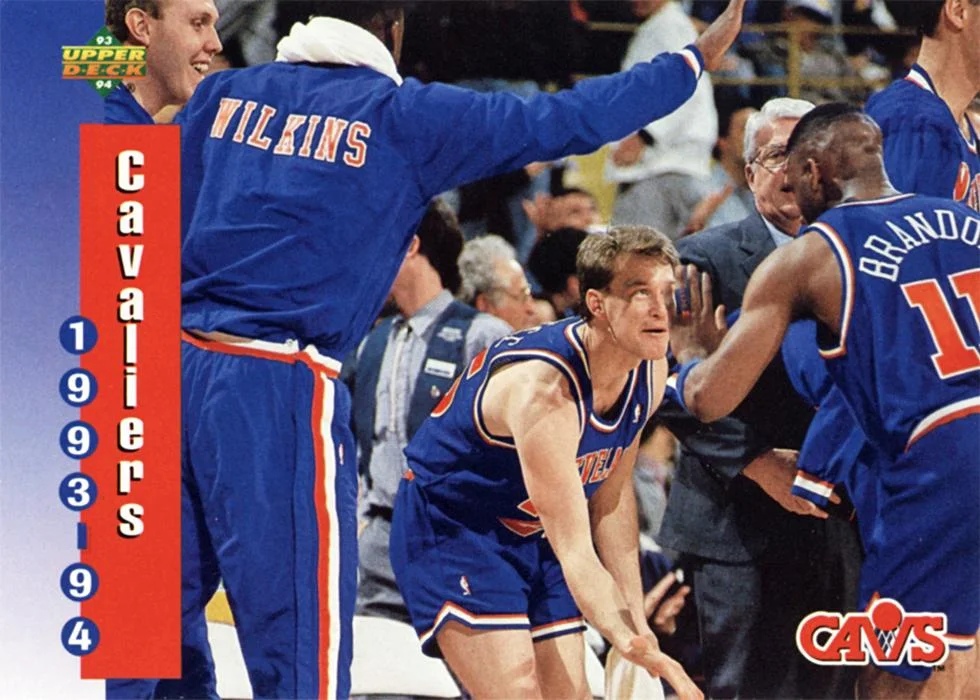 1993-94 Upper Deck Terrell Brandon / Mark Price / Gerald Wilkins Variant #214 card image