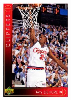 1993-94 Upper Deck Terry Dehere Variant #335 card image
