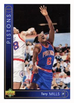 1993-94 Upper Deck Terry Mills Variant #110 card image