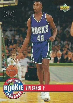 1993-94 Upper Deck Vin Baker EXCH Rookie Exchange Silver #RE8 card image