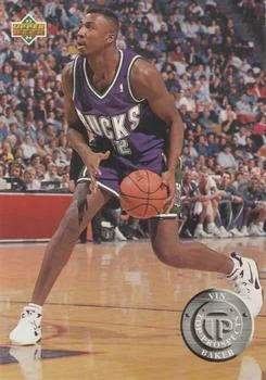 1993-94 Upper Deck Vin Baker TP Jumbos 3x5 #490 card image