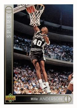 1993-94 Upper Deck Willie Anderson Variant #74 card image