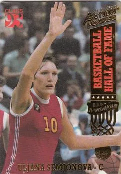 1993 Action Packed Hall of Fame Uljana Semjonova C93 24K Gold #47G card image