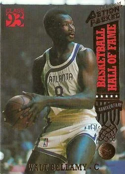 1993 Action Packed Hall of Fame Walt Bellamy C93 24K Gold #44G card image