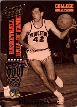 1993 Action Packed Hall of Fame Bill Bradley CD #74 card image