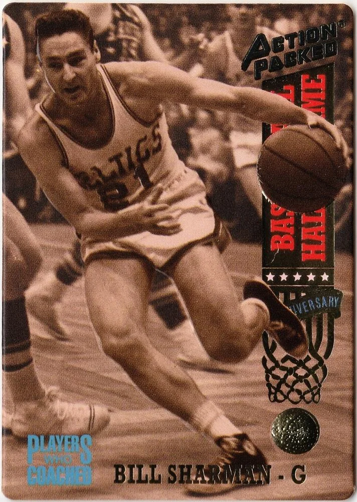 1993 Action Packed Hall of Fame Bill Sharman PWC #84 card image