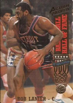 1993 Action Packed Hall of Fame Bob Lanier #42 card image