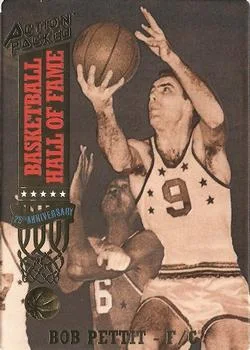 1993 Action Packed Hall of Fame Bob Pettit #31 card image