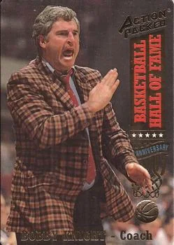 1993 Action Packed Hall of Fame Bobby Knight CO #15 card image