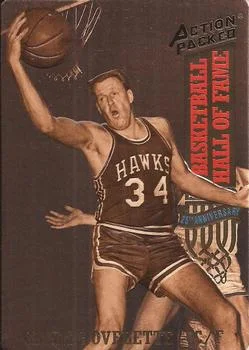 1993 Action Packed Hall of Fame Clyde Lovellette #30 card image