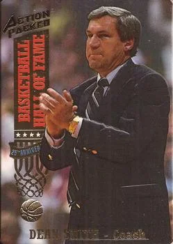 1993 Action Packed Hall of Fame Dean Smith CO #16 card image