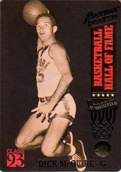 1993 Action Packed Hall of Fame Dick McGuire C93 #62 card image