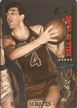 1993 Action Packed Hall of Fame Dolph Schayes #32 card image