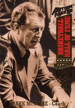 1993 Action Packed Hall of Fame Frank McGuire CO #53 card image