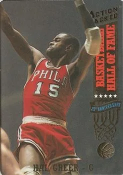 1993 Action Packed Hall of Fame Hal Greer #34 card image