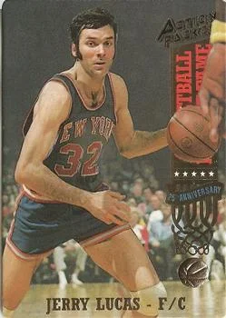 1993 Action Packed Hall of Fame Jerry Lucas #38 card image