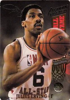 1993 Action Packed Hall of Fame Julius Erving Always An All-Star #71 card image