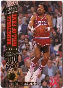 1993 Action Packed Hall of Fame Julius Erving C93 #67 card image