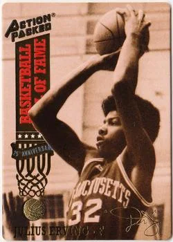 1993 Action Packed Hall of Fame Julius Erving The Doctor Is Born #68 card image
