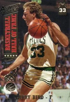 1993 Action Packed Hall of Fame Larry Bird #17 card image